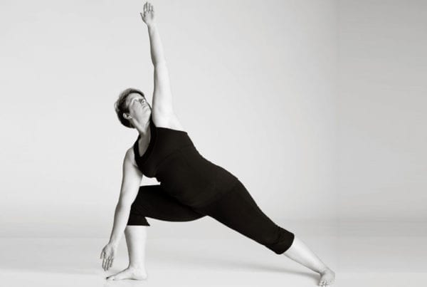 bikram hot yoga Asheville triangle pose