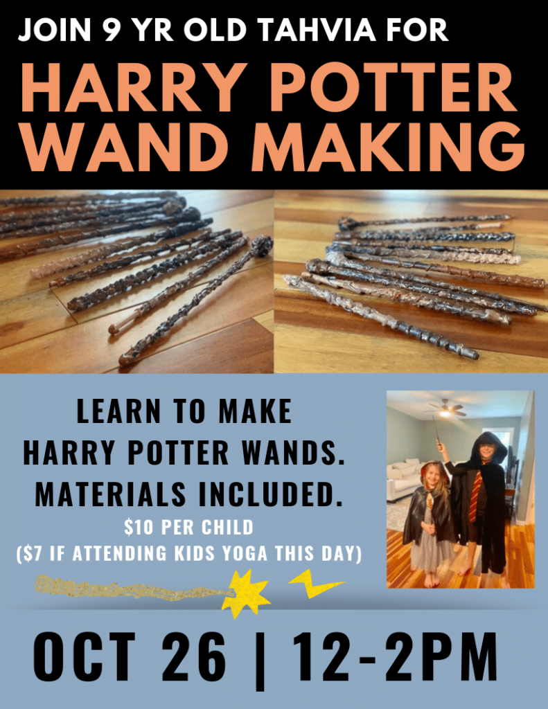 wand making halloween