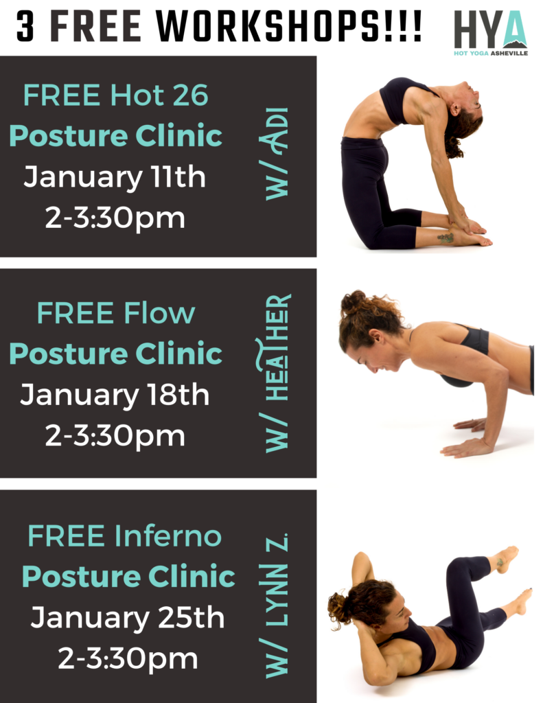 free yoga workshops asheville